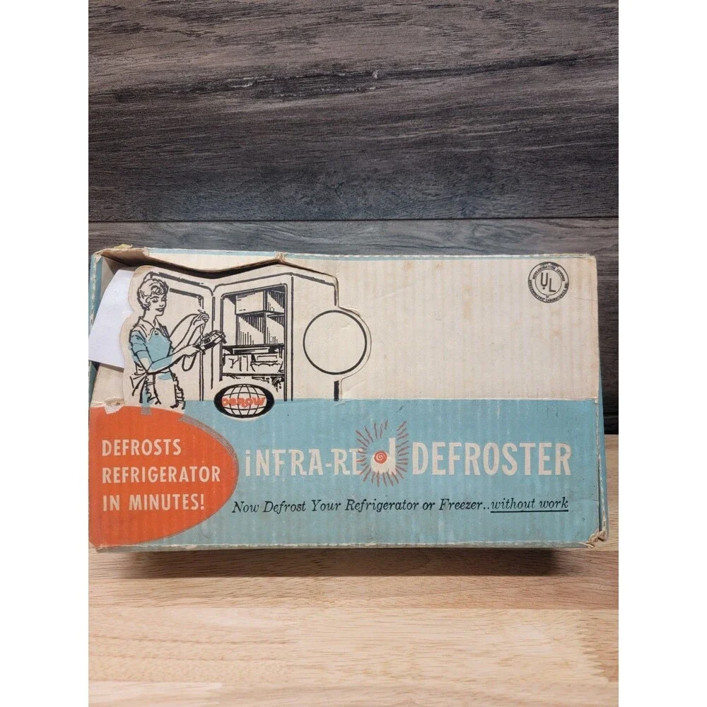 Vintage Osrow Infra-Red Defroster Refrigerator Freezer w/ Box 1950's - 60's USA